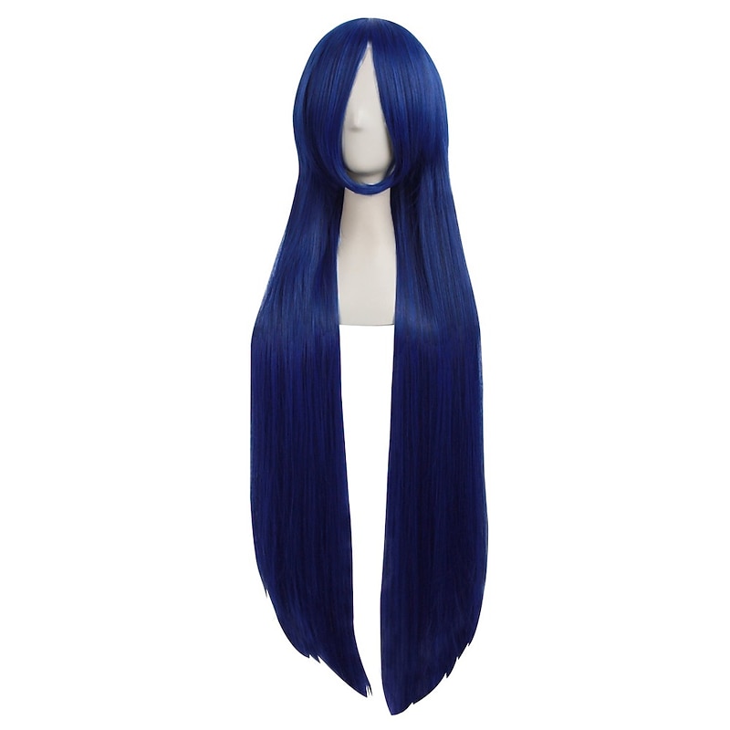 One Piece Boa Hancock Wigs 40 100cm Blue/Black Long Straight Cosplay Costume Wig Fashion Party Wig Halloween Wigs