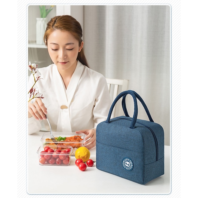 Lunch Bags for Women Portable Insulated Thermal Cooler Bag Adult Lunch Tote Lunch Boxes Reusable Meal Prep Containers Bag Sturdy for Work Picnic College Travel Snack Breakfast3