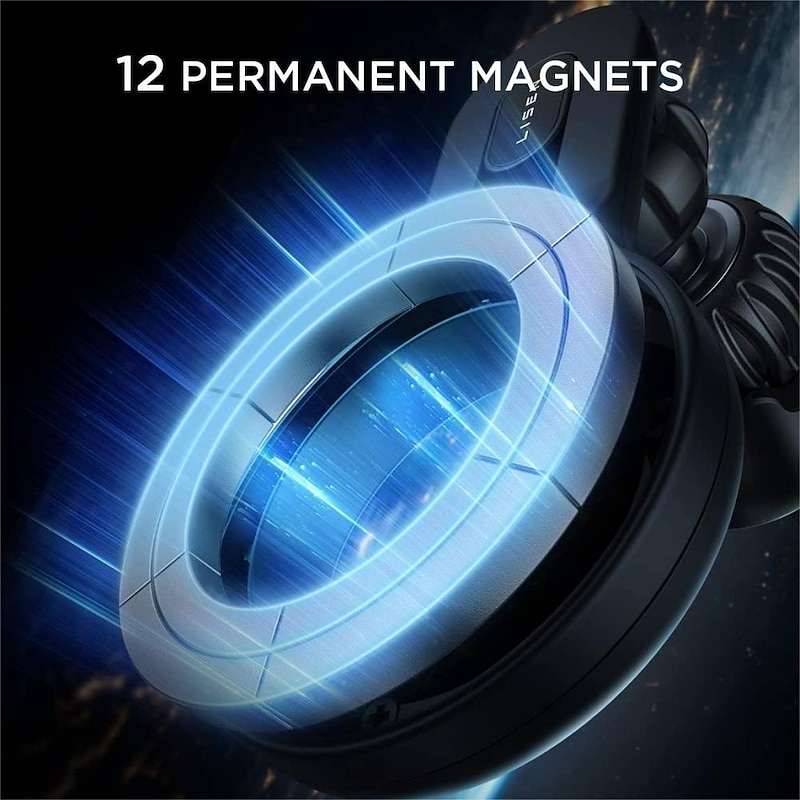 Compatible for MagSafe Car Mount Strongest Magnet Power LISEN Magnetic Phone Holder for Car Easily Install Hands Free iPhone Car Holder Mount Fit for iPhone 13 12 Pro Max Mini MagSafe Case4