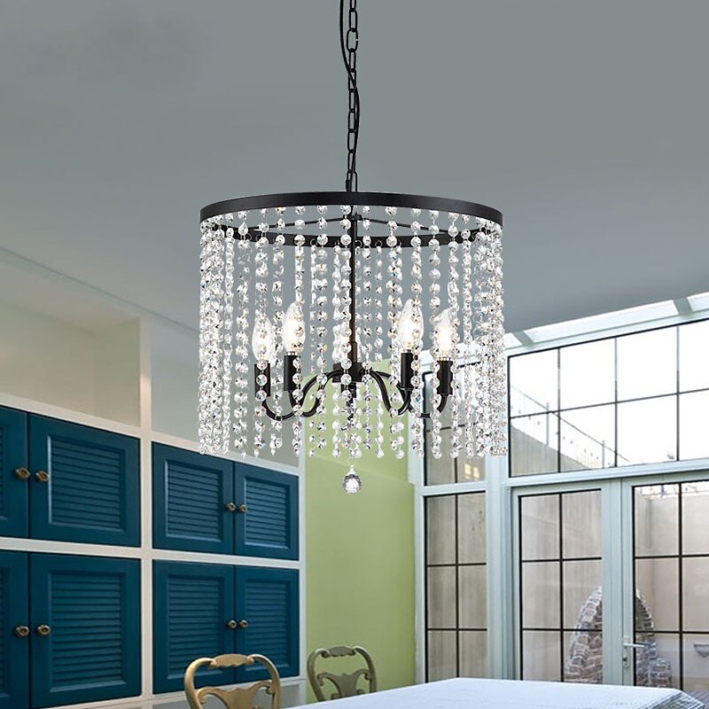 45cm Unique Design Chandelier Metal Painted Finishes Modern 220-240V