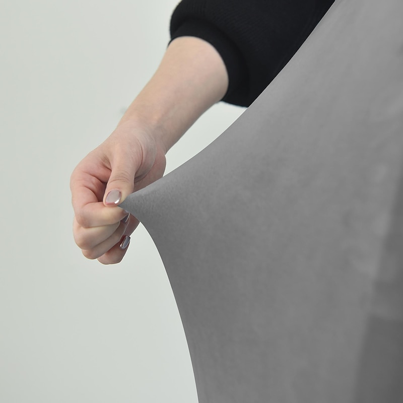 2 Pcs Dining Chair Cover Burgundy Velvet Stretch Chair Seat Slipcover Spandex with Elastic Bottom Protector for Dining Room Wedding Ceremony Durable Washable3