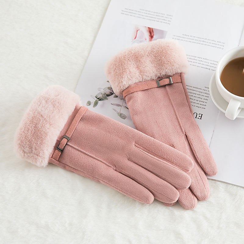 Women's Gloves Warm Winter Gloves Gift Daily Solid / Plain Color Acrylic Fibers Simple 1 Pair4