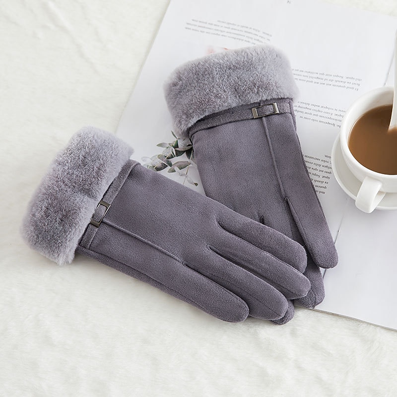 Women's Gloves Warm Winter Gloves Gift Daily Solid / Plain Color Acrylic Fibers Simple 1 Pair3