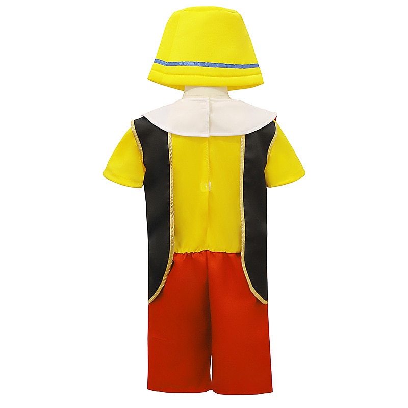Pinocchio Halloween Party Costume Movie / TV Theme Costumes Kid's Boys' Halloween Carnival World Book Day Performance Stage Easy Halloween Costumes Dress Up3