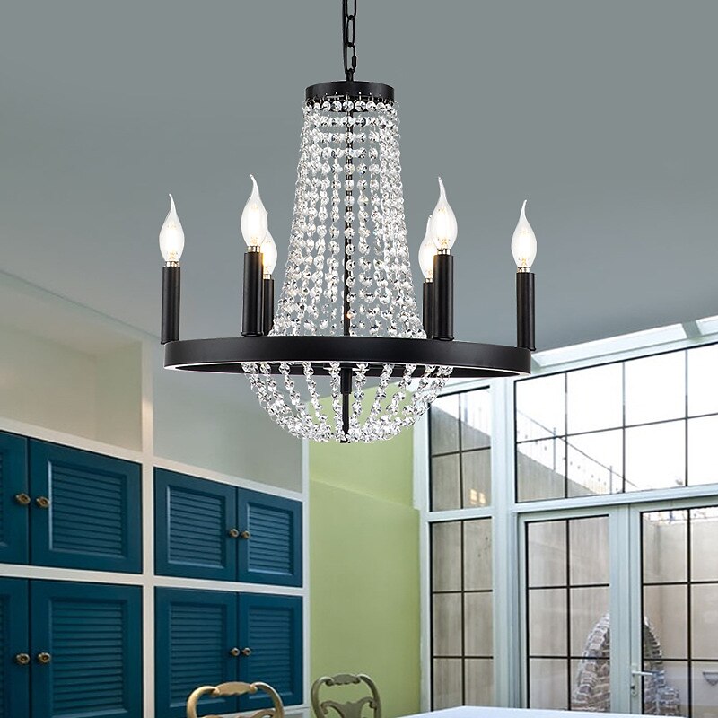 48cm Unique Design Chandelier Metal Painted Finishes Vintage 220-240V4