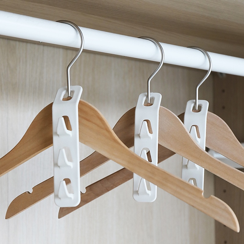 Cascading Clothes Hanger HooksSpace Saving Series Multi-Function Multi-Layer Cabinet Clothes Connection Storage Clothes Rack2