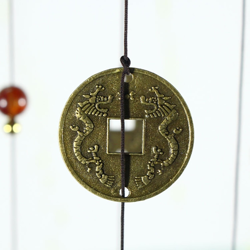 Metal Bell Heart-shaped Wind Chime Angel Butterfly Handmade Gift Dream Catcher Ornament Wall Hanging Outdoor Garden Patio Pendant Decor 80*50*8cm3