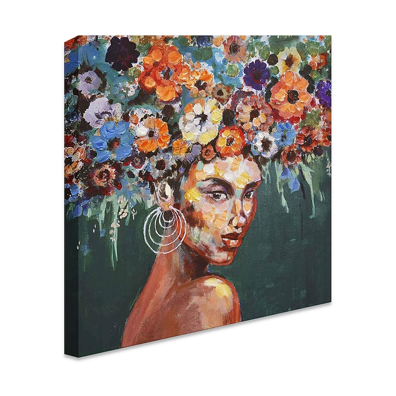 Handmade Oil Painting Canvas Wall Art Decoration Figure Portrait Fashion Girl for Home Decor Rolled Frameless Unstretched Painting3