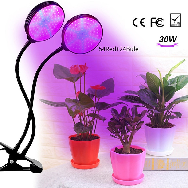1/2pcs Grow Light LED Full Spectrum Phytolamps USB Grow Light with Timer Control Desktop Clip Phyto Lamps for Plants Seedling Flowers Grow Box2