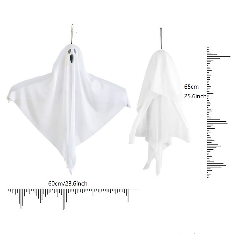 Halloween Party Decoration 25.5 Hanging Ghosts Cute Flying Ghost for Front Yard Patio Lawn Garden Party Dcor and Holiday Decorations2