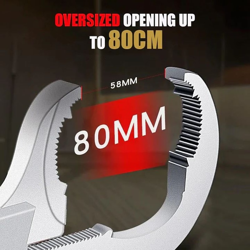 Universal Adjustable Double-ended Wrench Multifunctional Bathroom Plumbing Installation Tool Household Water Pipe Faucet Maintenance And Disassembly Tool3