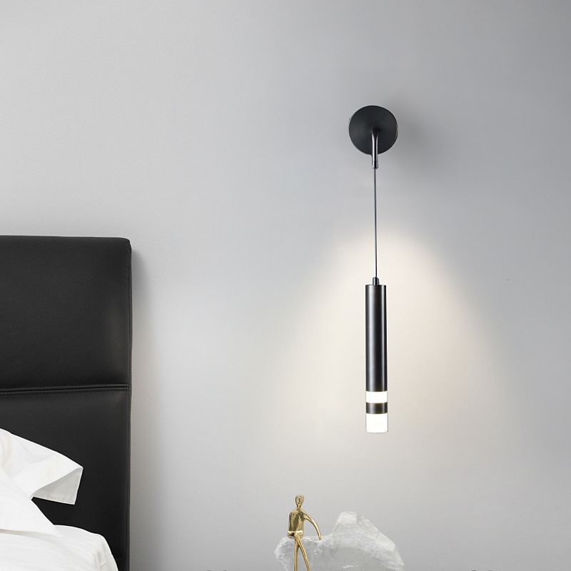 Indoor Creative Modern Nordic Style Indoor Wall Lights Bedroom Dining Room Copper Wall Light 220-240V 10 W2