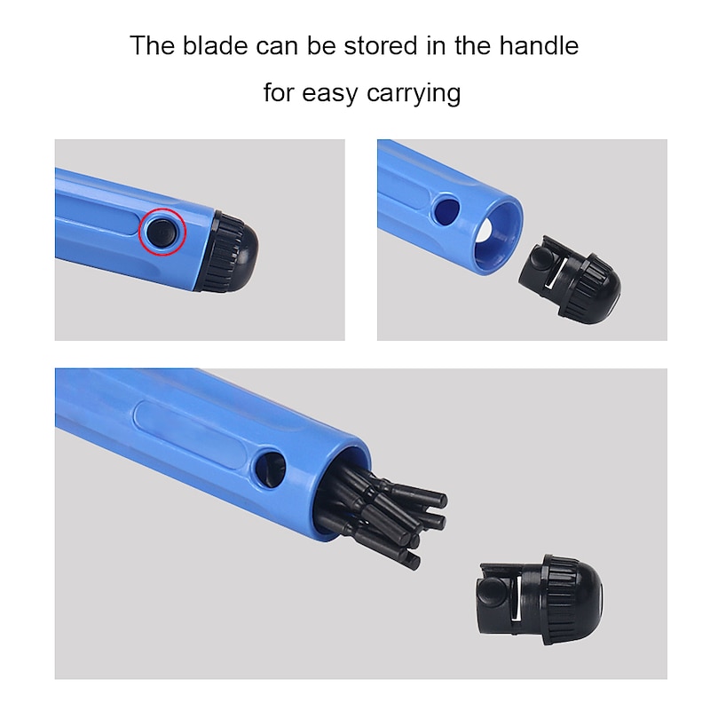 Burr Trimming Cutter Knife Hand Tool Kit Wood Copper Tube Reamer Burr Edge Deburring NB1100 Neaten Pocket Scraper2