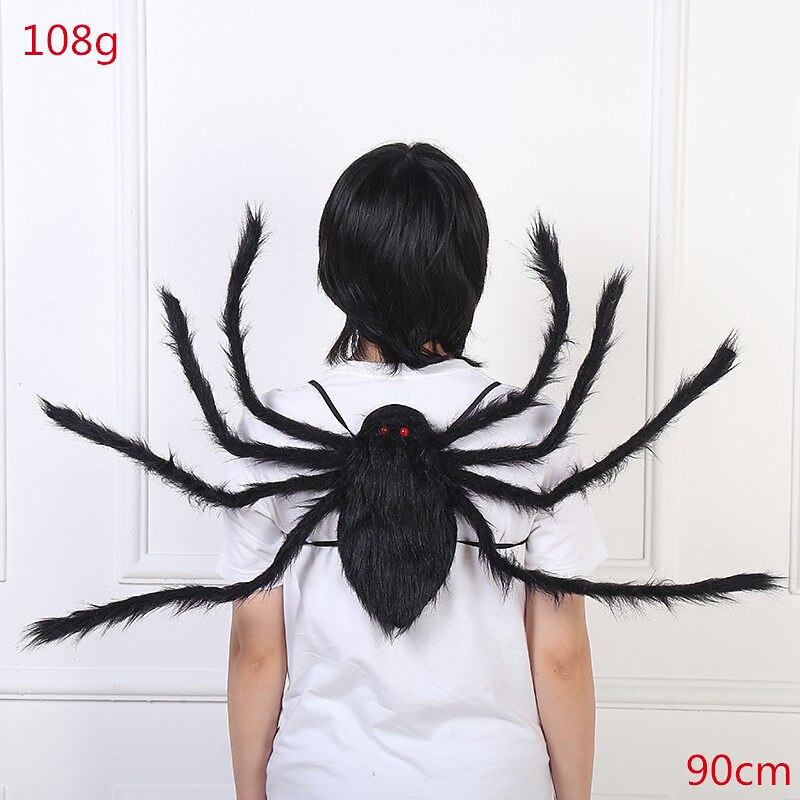 Halloween Spider New Creative Pocket Spider Costume Prom Props Candy Spider Colorful Strap Big Spider4