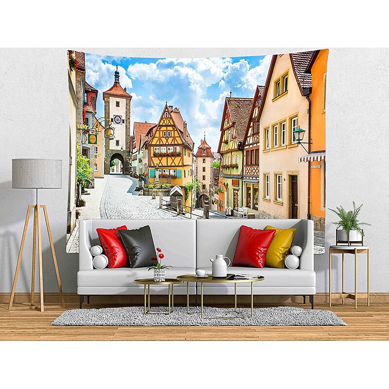 Oktoberfest Tapestry Cheers Beers Celebration Large Wall Tapestry Art Decor Blanket Curtain Hanging Home Bedroom Living Room Decoration3