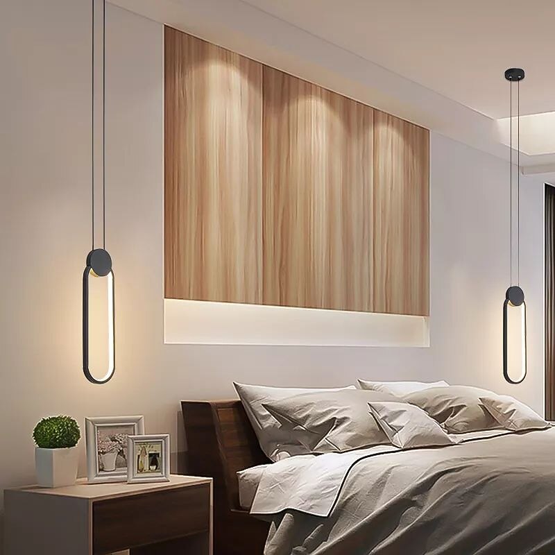 38cm Line Design Geometric Shapes Pendant Light Aluminum Artistic Style Formal Style Vintage Style Artistic Modern 85-265V3