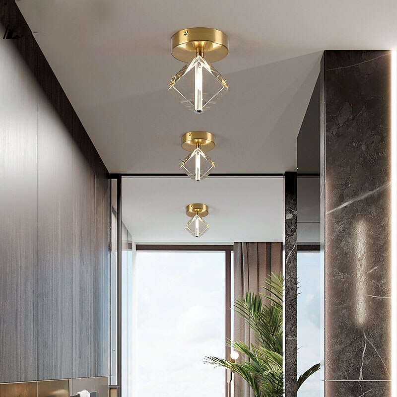 10 cm Unique Design Ceiling Lights Metal Electroplated Modern 220-240V3