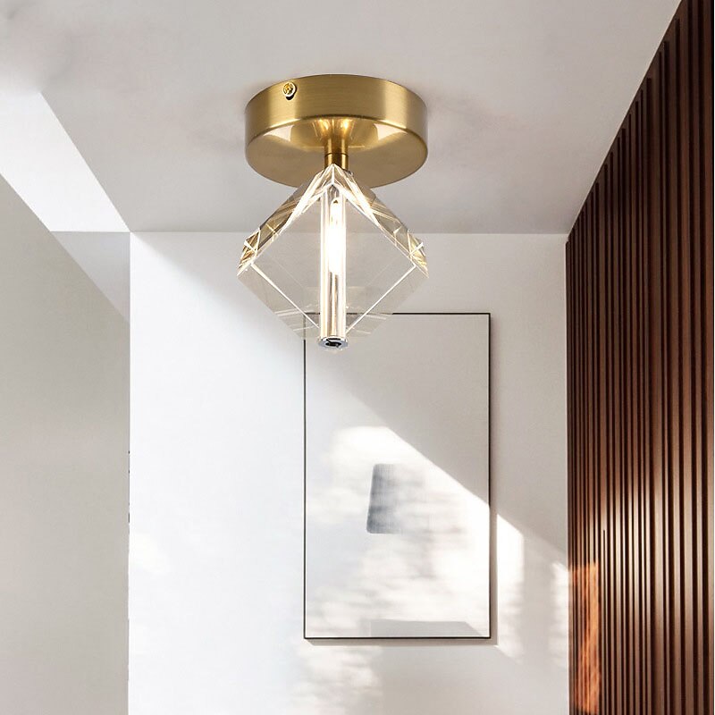 10 cm Unique Design Ceiling Lights Metal Electroplated Modern 220-240V