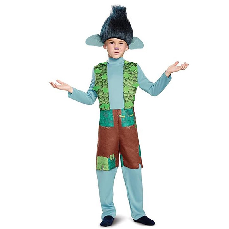 Trolls Poppy Branchi Cosplay Costume Halloween Group Family Costumes Kid's Boys Girls' Cosplay Halloween Halloween Carnival Masquerade Easy Carnival Costume3