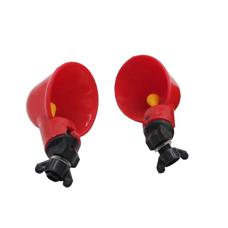 5pcs Automatic Chicken Waterer Cups Plastic Backyards Chicken Water Feeder Poultry Water Drinking Cups Bowls Float Style Feed4