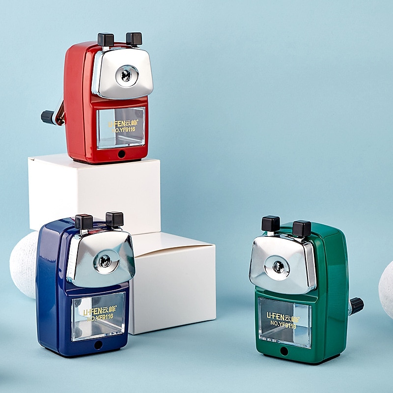 Manual Pencil Sharpener Red, Back to School Gift