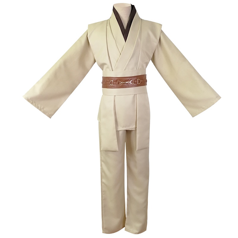 Obi-Wan Kenobi Jedi Knight Cosplay Costume Outfits Cosplay Movie Cosplay for Men's Adults' Carnival Masquerade3