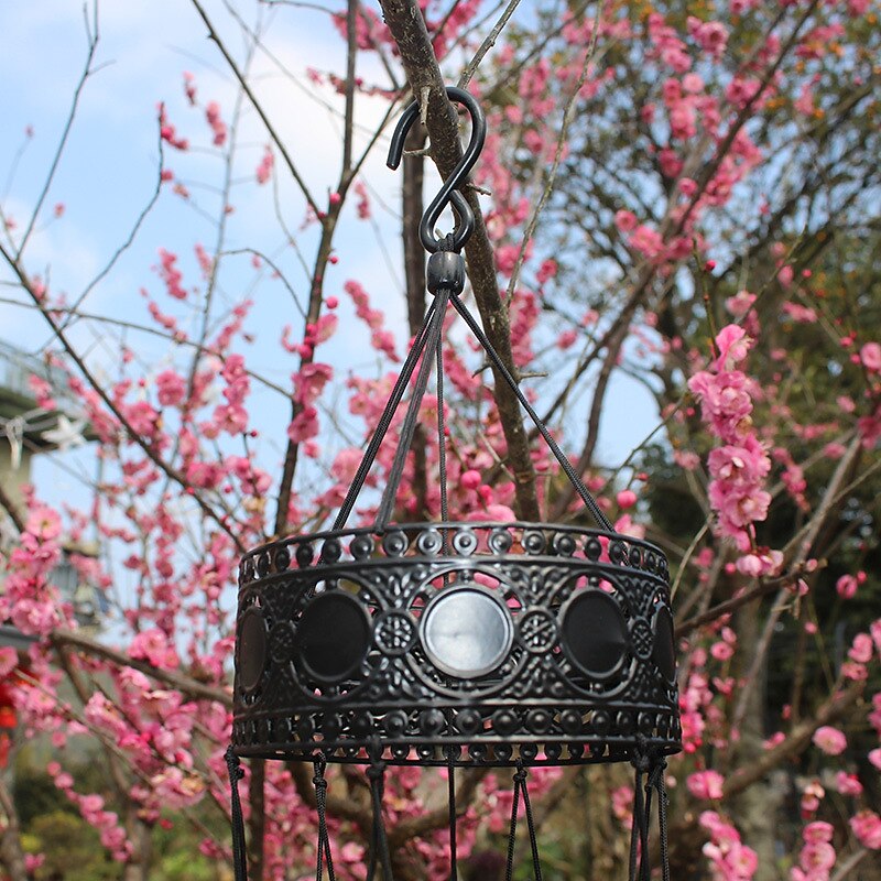 Colorful Wind Spinner Wind Chime Handmade Gift Dream Catcher Ornament Wall Hanging Outdoor Decor 12*92cm2