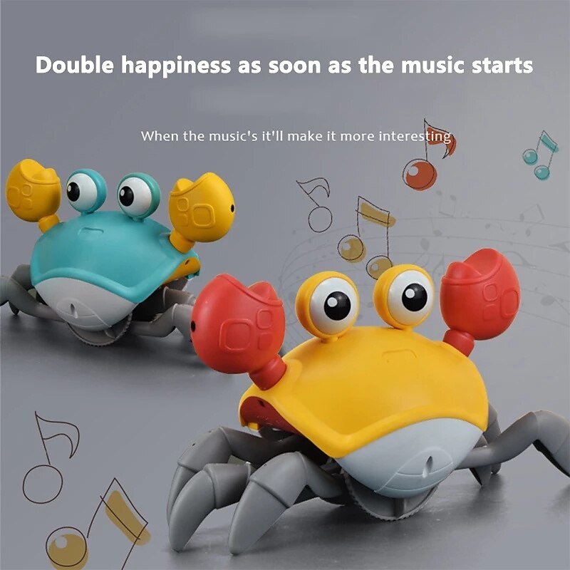 Induction Escape Crab Rechargeable Electric Pet Musical Toys Children'S Toys Birthday Gifts Interactive Toys Learn To Climb Toys2