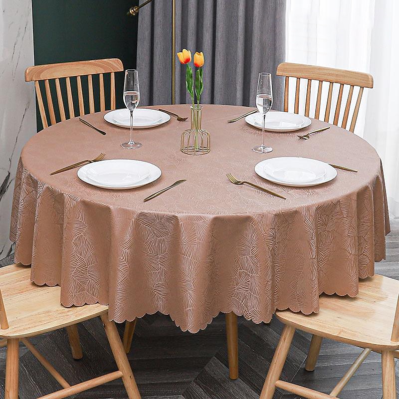 Tablecloth Round Table Cloth Wipe Clean Vinyl Spring Tablecloth Farmhouse Outdoor Picnic Cloth Table Cover For Wedding,Dining,Easter3