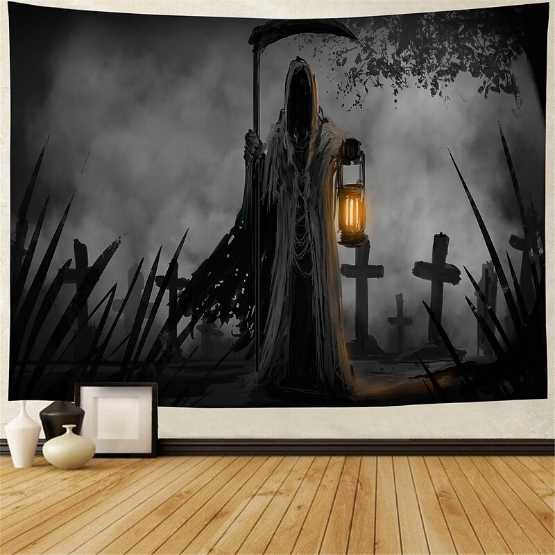 Halloween Zombie Hanging Tapestry Wall Art Large Tapestry Mural Decor Photograph Backdrop Blanket Curtain Home Bedroom Living Room Decoration Halloween Decorations4