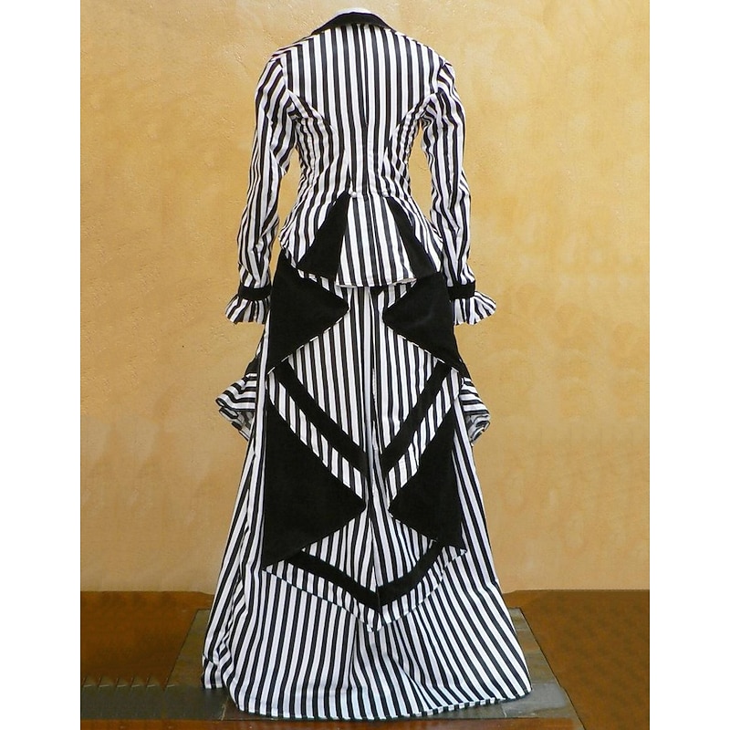 Rococo Victorian Ball Gown Party Costume Masquerade Prom Dress Plus Size Fancy Dress Women's Masquerade Carnival Party Halloween Adults' Dress2