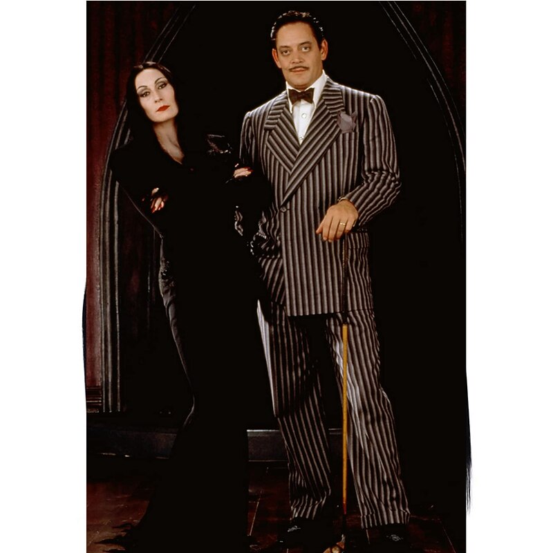 The Addams Family 40inch 100cm Extra Long Black Wigs for Women Straight Hair Wig Natural Black Wigs for Party  Morticia Addams  Women Wig Halloween Wigs2