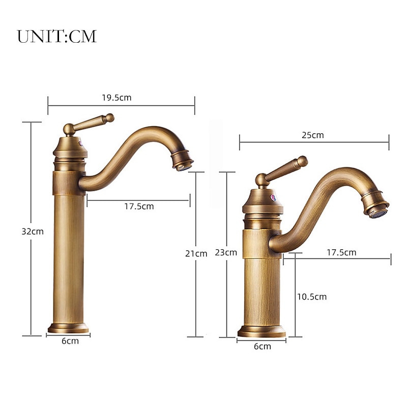 Antique ORB Black Bathroom Sink Faucet,FaucetSet Centerset Single Handle One Hole Bath Taps with Hot and Cold Switch3