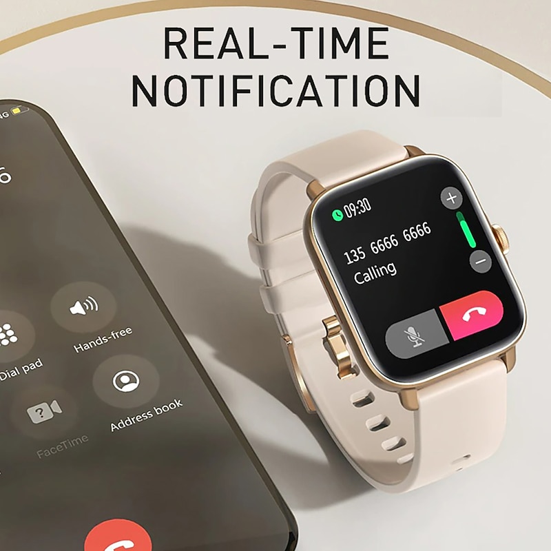 Smart Watch 1.7 inch Smartwatch Women Bluetooth Answer Call IP67 Waterproof Heart Rate Sleep Tracking Blood Oxygen Ai Voice Control for Android iOS Phone4