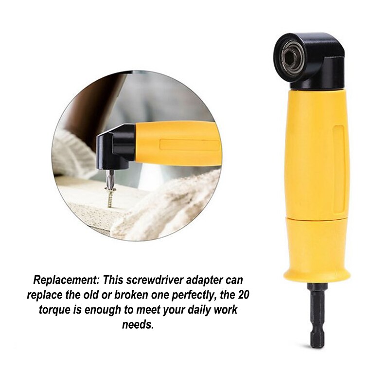 90 Degree Right Angle Corner Adapter Driver Drilling Extension Bits Device Portable Nut Torque Professional Drilling Accessory3