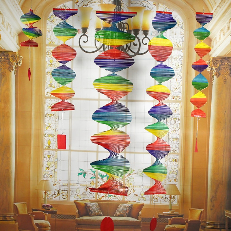 Metal Black Aluminum Wind Chime Handmade Gift Dream Catcher Ornament Wall Hanging Outdoor Decor 80*50*8cm