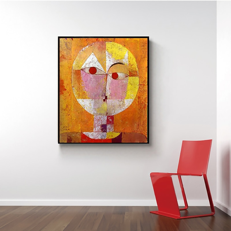Handmade Oil Painting Canvas Wall Art Decoration Paul Klee Style Abstract for Home Decor Rolled Frameless Unstretched Painting4