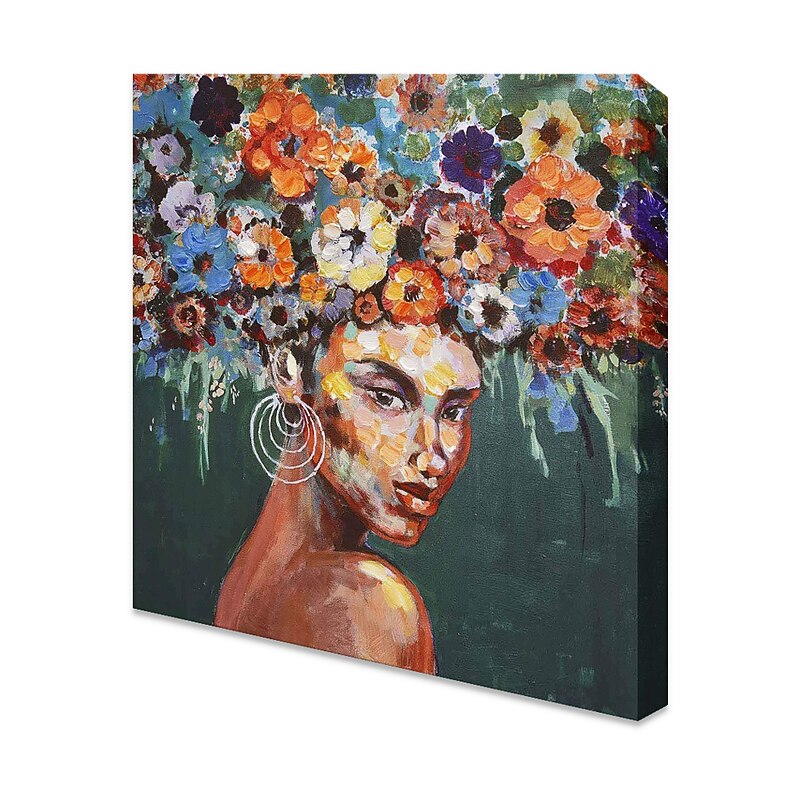 Handmade Oil Painting Canvas Wall Art Decoration Figure Portrait Fashion Girl for Home Decor Rolled Frameless Unstretched Painting4