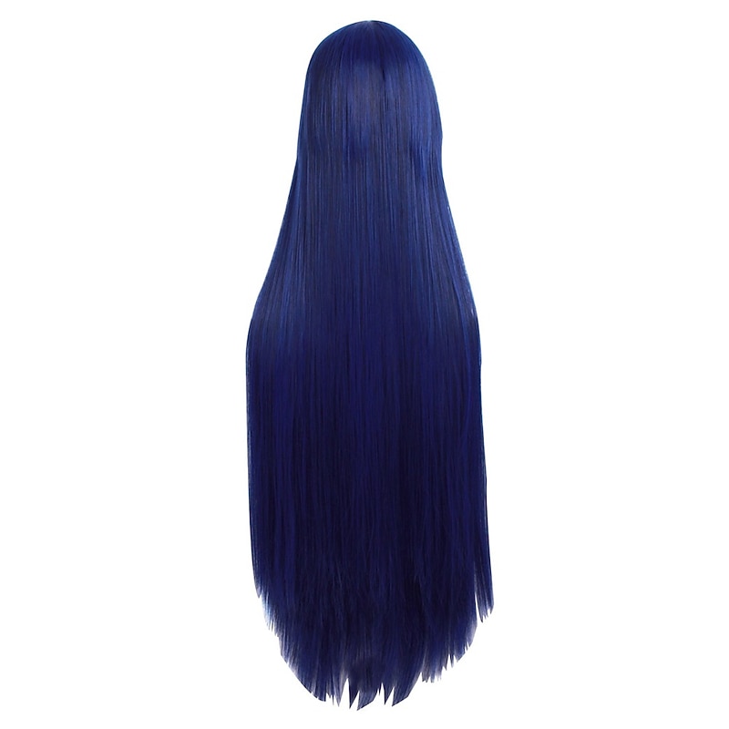 One Piece Boa Hancock Wigs 40 100cm Blue/Black Long Straight Cosplay Costume Wig Fashion Party Wig Halloween Wigs3