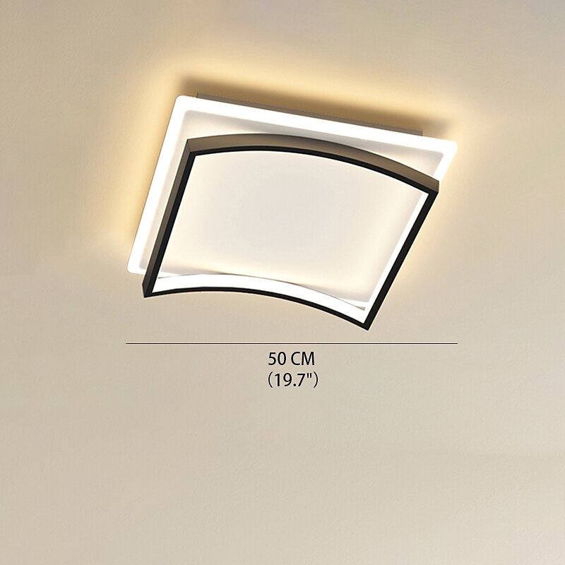50cm Dimmable Flush Mount Lights Aluminum Stylish Painted Finishes Contemporary Modern 220-240V2