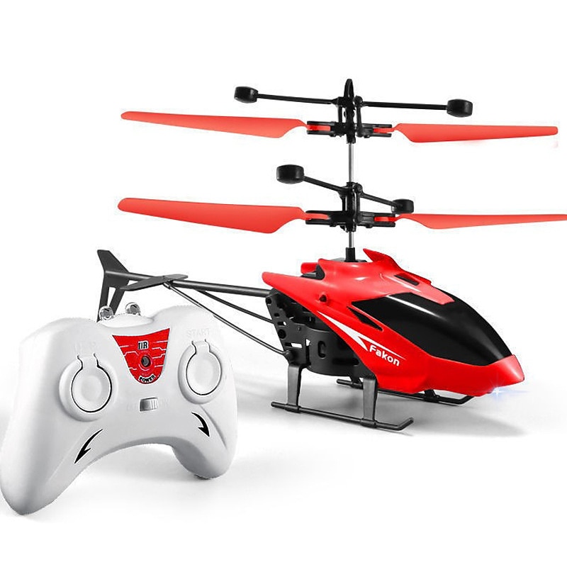 2.4Ghz 2 Channels Alloy Mini RC Helicopter with LED Light for Kids Adult Indoor RC Helicopter Best Gift for Boys Girls 9