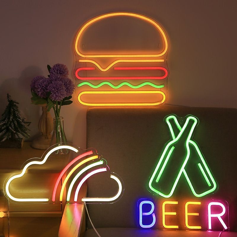 Oktoberfest Cheers Beer Bottle Neon Bar Sign USB ON/OFF Switch Powered LED Neon Light for Pub Party Man Cave Restaurant Club Shop Wall Decor4