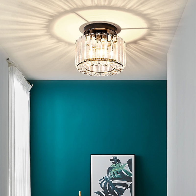 22 cm Ceiling Lights LED Crystal Hallway Light Porch Light Metal Painted Finishes Modern 220-240V