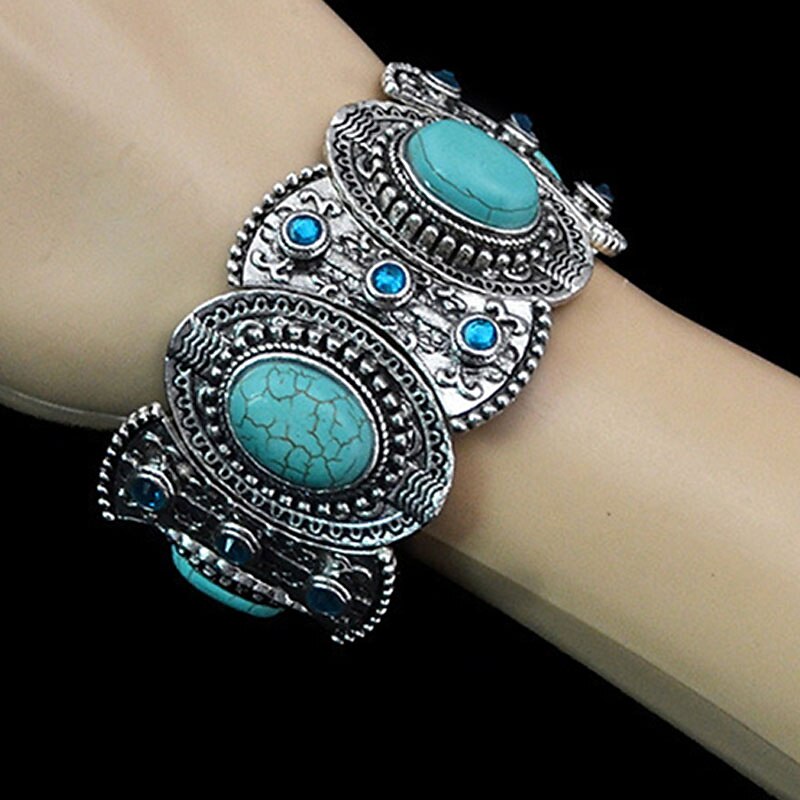 Women's Bangle Textured Street Geometry Bracelets & Bangles2
