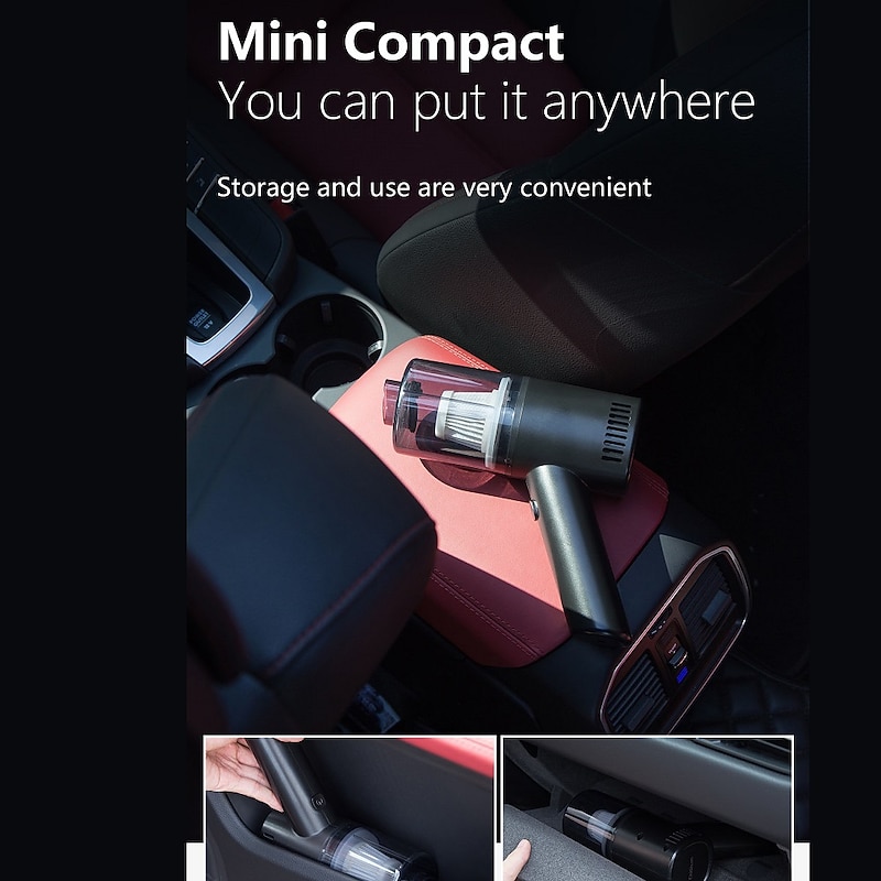 Car Vacuum Cleaner Wireless Handheld Automotive Supplies Portable Small Household Desktop Vacuum Cleaner Super Power3
