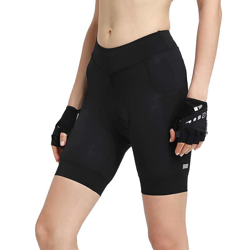 Nuckily Women's Solid Color Cycling Road Shorts Cycling Shorts Bike Shorts Bike Shorts Compression Clothing Race Fit Mountain Bike MTB Road Bike Cycling Sports Cycling Anti-slip Strap Wearable High3