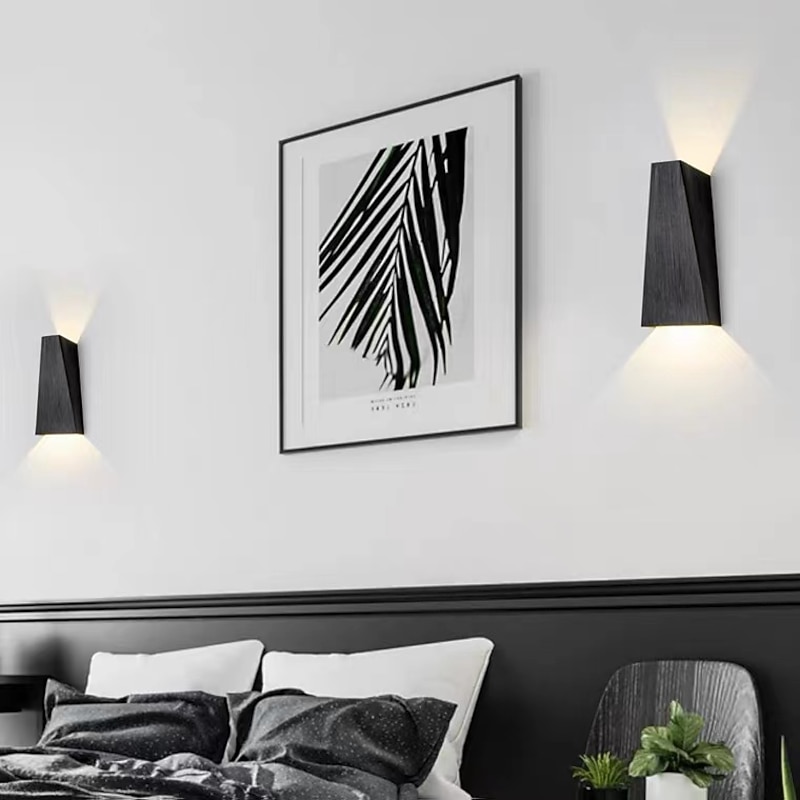 Lightinthebox LED Wall Sconce Modern Contemporary Metal Indoor Wall Light 10W for Shops Cafes Office 110-120V 220-240V3