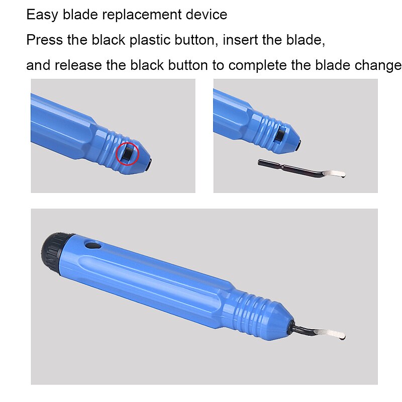 Burr Trimming Cutter Knife Hand Tool Kit Wood Copper Tube Reamer Burr Edge Deburring NB1100 Neaten Pocket Scraper3