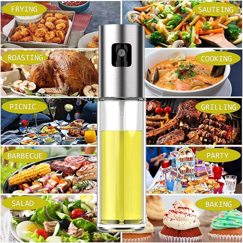 Barbecue Olive Oil Spray Bottle Oil Vinegar Spray Bottle Water Barbecue Grill Sprayer Kitchen Tool3