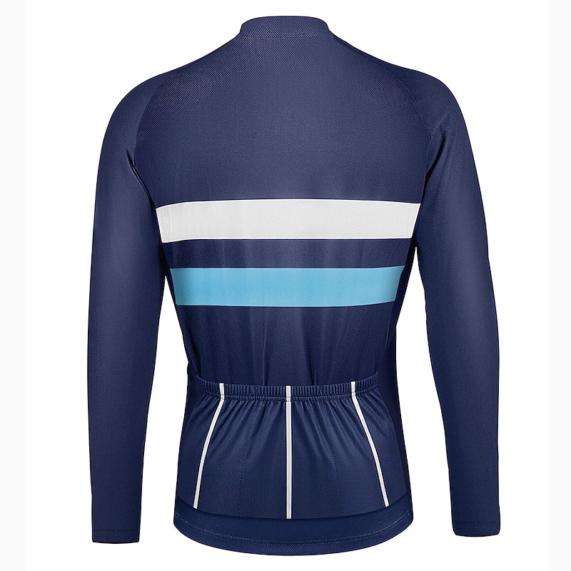 men's thermal long sleeve cycling jersey, bike jersey,jacket with 3 pockets4